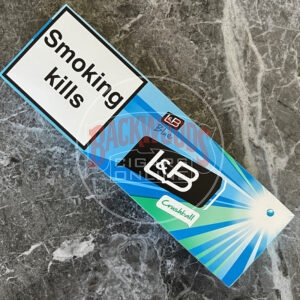 L&B Blue Crushball cigarettes