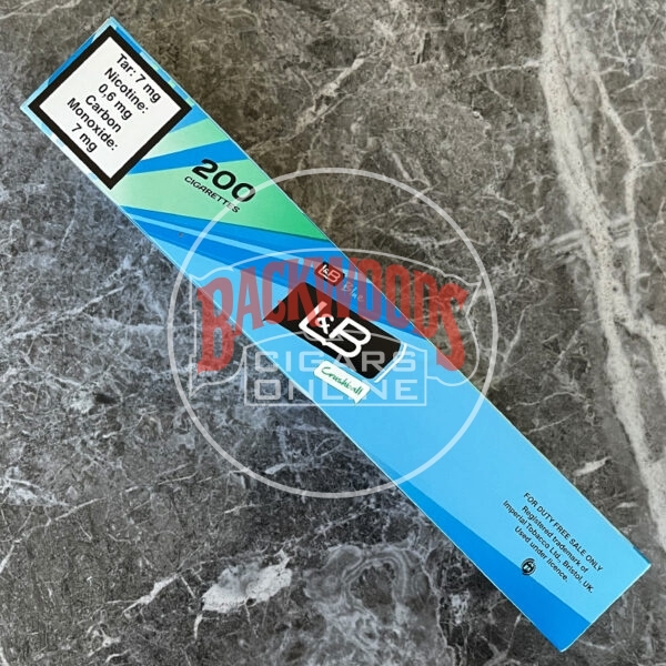 L&B Blue Crushball cigarettes
