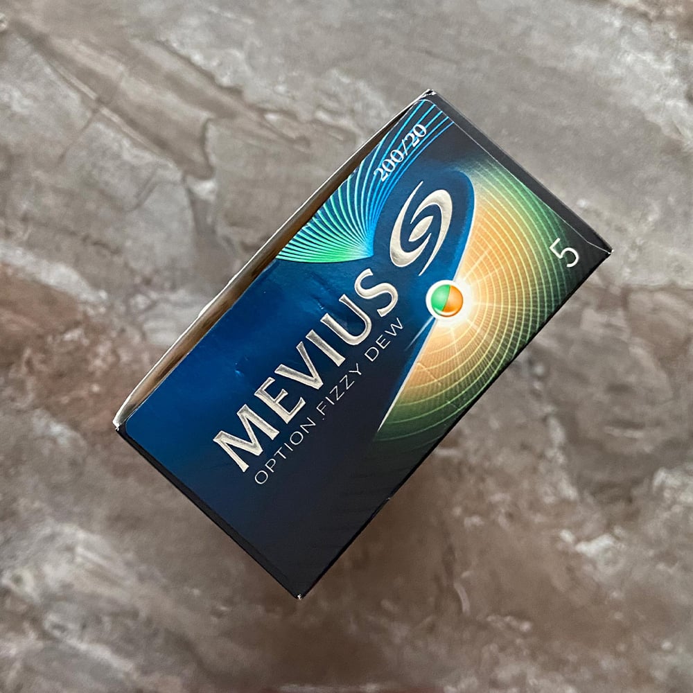 Mevius Puremium Menthol Mevius Option Purple 5 ( Super Slims